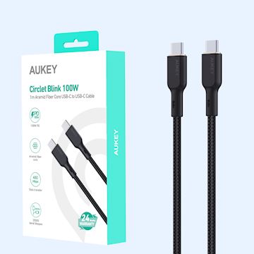 Aukey Nylon Braided USB-C to USB-C Cable with Kevlar Core, 1 Alternative