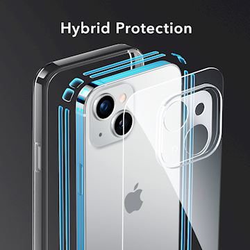 ESR Ice Shield Tempered-Glass Case iPhone 14 Plus, Clear Alternative