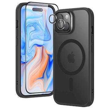 ESR Hybrid Case with HaloLock iPhone 15 Plus - Frosted Black Alternative