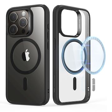 ESR Hybrid Case with HaloLock iPhone 15 Pro - Clear Black Alternative