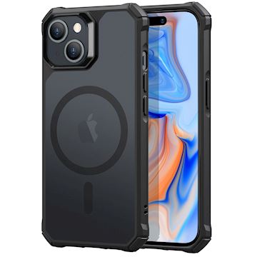 ESR Air Armor Case HaloLock iPhone 15 Plus, Frosted Black Alternative