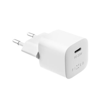 FIXED Mini USB-C Travel Charger 20W, white Alternative