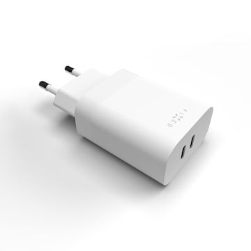 FIXED Dual USB-C Travel Charger 35W, white Alternative