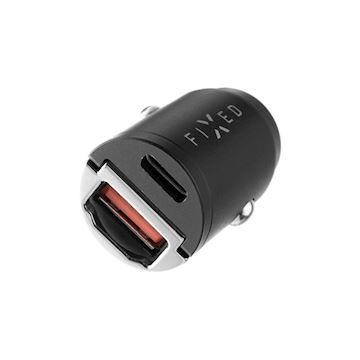 FIXED USB-C/USB Car Charger 30W, black Alternative