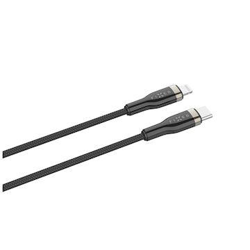 FIXED Braided Cable USB-C/Lightning, 2m, black Alternative