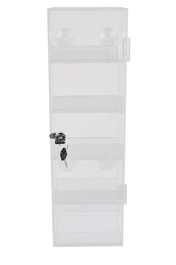 Grab 'n Go -  Acrylic Display with 5 Shelves with door Alternative