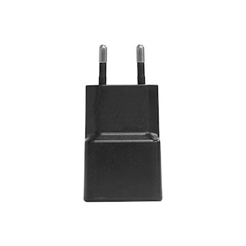 Grab 'n Go - 2.4A/12W USB-A Fast Wall Charger - Black Alternative