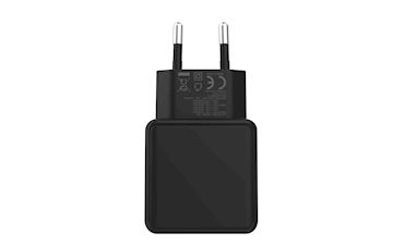 Grab 'n Go - 20W USB-C + USB-A Wall Charger - Black Alternative