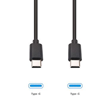 Grab 'n Go - Cable USB-C to USB-C 0.5m - Black Alternative