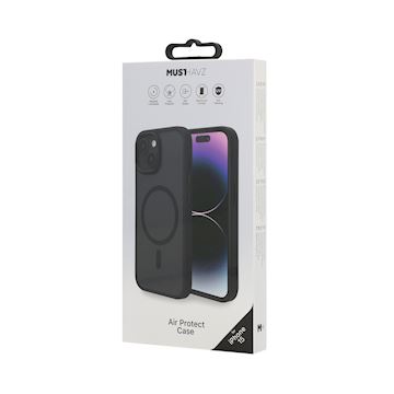 Musthavz Air Protect Case iPhone 15, Black Alternative