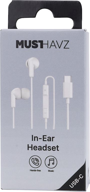 Musthavz GoEasy In-Ear headset USB-C, white Alternative