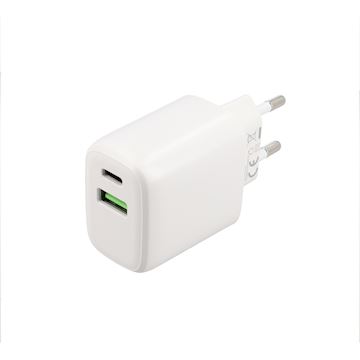 Musthavz 2 Port PD Charger USB-A + USB-C 20W - White Alternative