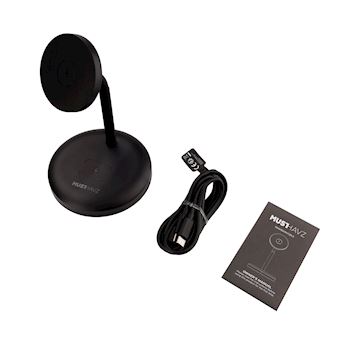 Musthavz MagStand 2-in-1 MagSafe wireless charger, black Alternative