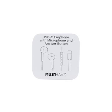 Musthavz to Go Earphone USB-C, white Alternative