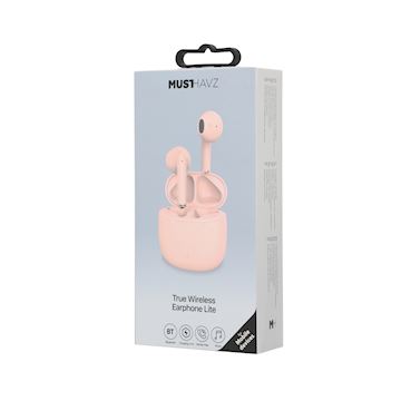 Musthavz True Wireless Earphone Lite, pink Alternative