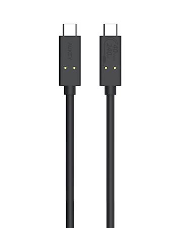 Aukey HyperLink 240W USB4 Gen 3 USB-C to USB-C Cable, 0.8m