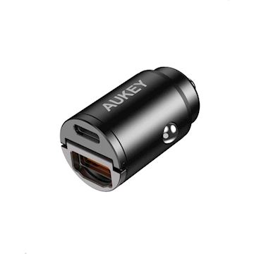 Aukey 30W Ultra Small 2-port Car Charger