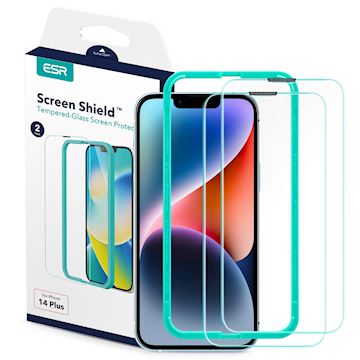 ESR Tempered-Glass Screen Protector iPhone 14 Plus - 2 Pack