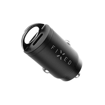 FIXED Dual USB-C Car Charger 30W, black