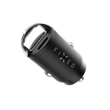 FIXED USB-C/USB Car Charger 30W, black