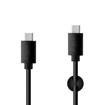 FIXED Cable USB-C to USB-C, black (1m)