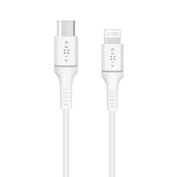 FIXED Cable USB-C to Lightning MFi, white (1m)