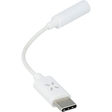 FIXED Link AdapterUSB-C/3.5mm jack, white