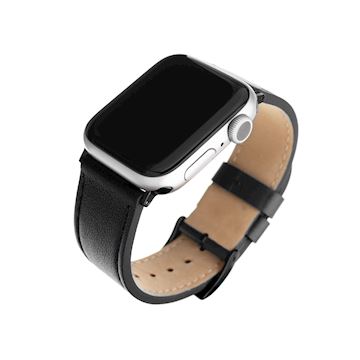 FIXED Leather Strap Apple Watch 42/44/45/46/49 mm, black