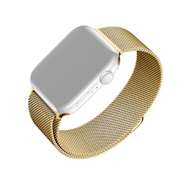 FIXED Mesh Strap Apple Watch 42/44/45/46/49mm, gold