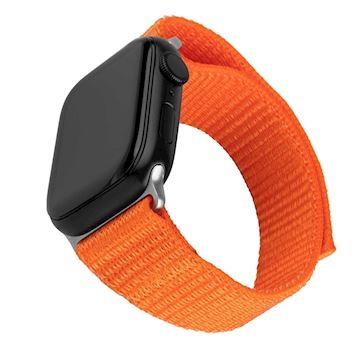 FIXED Nylon Sport Strap for Apple Watch Ultra 49mm orange