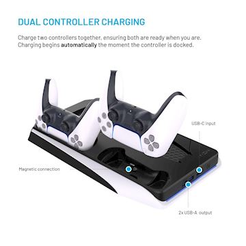 FIXED Multifunctional Station for PS5, black and white Alternative