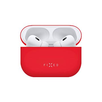 FIXED Silky for Apple AirPods Pro 2/Pro 2 (USB-C), red