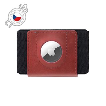 FIXED Tiny Wallet for AirTag, red