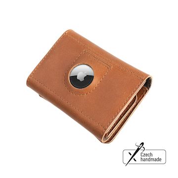 FIXED Tripple Wallet for AirTag, brown