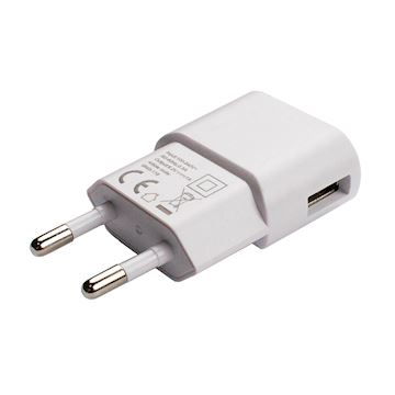 Grab 'n Go - 1A/5W USB-A Wall Charger - White