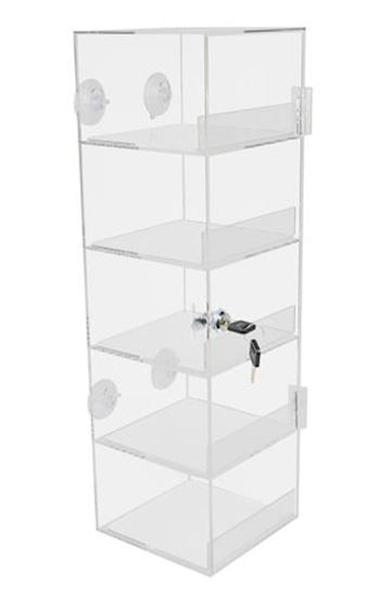 Grab 'n Go -  Acrylic Display with 5 Shelves with door