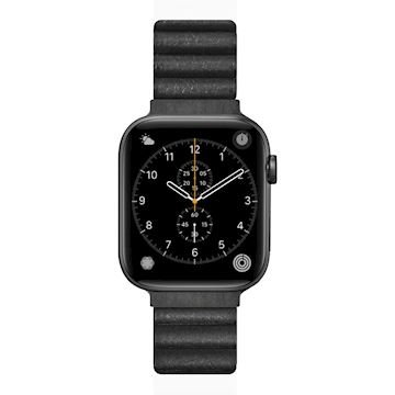 Laut Novi Luxe Apple Watch Strap 42/44/45/49mm, Mid Night