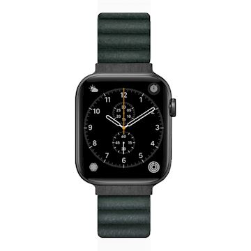 Laut Novi Luxe Apple Watch Strap 42/44/45/49mm, Pine Green