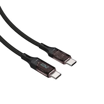 Musthavz USB-C to USB-C Cable 240W with LCD 1.0 meter