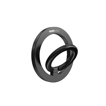 Musthavz MagLoop Ring Stand, Titanium Black