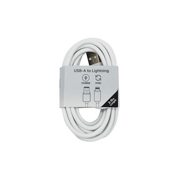 Musthavz to Go USB-A to Lightning Cable 2.0 meter, white