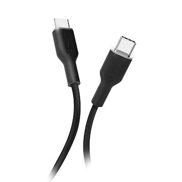 Musthavz USB-C to USB-C Soft Cable 1.2 meter 100W, black