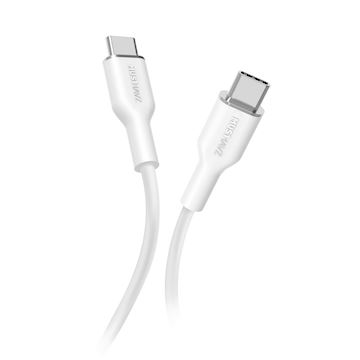 Musthavz USB-C to USB-C Soft Cable 1.2 meter 100W, white