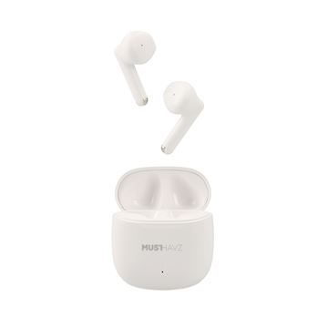 Musthavz True Wireless Earphone Lite, white