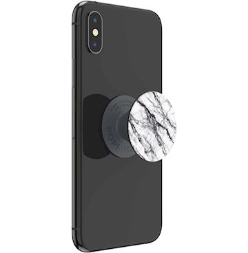 PopSockets - PG Basic - White Stone Marble