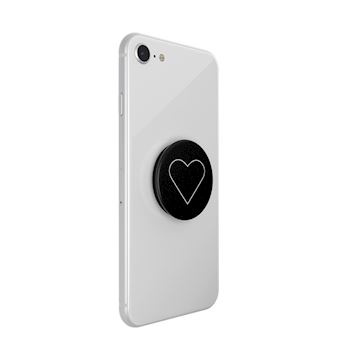 PopSockets - PG TresChic - White Heart Black