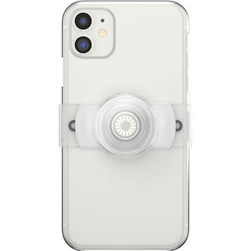 PopSockets - Slide Stretch - Clear on White