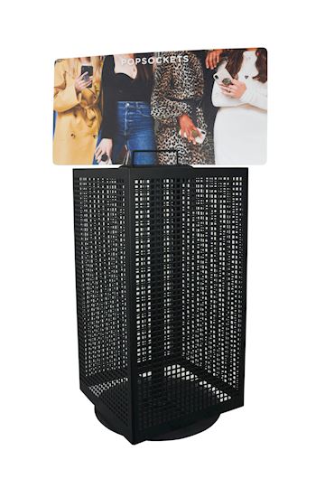 Universal rotating Display with 16 hooks, 39 x 19 cm